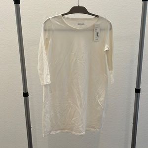 Eileen fisher foxy dress three-quarter length sleeves